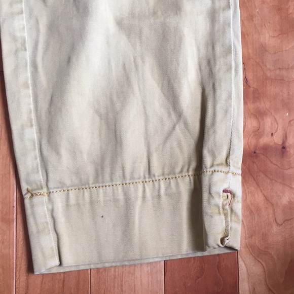 Pilcro Stet Fit 27 Mustard/Camel Cropped Pants - Picture 2 of 5
